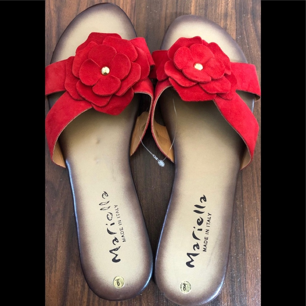 Mariella italian women’s flower slides